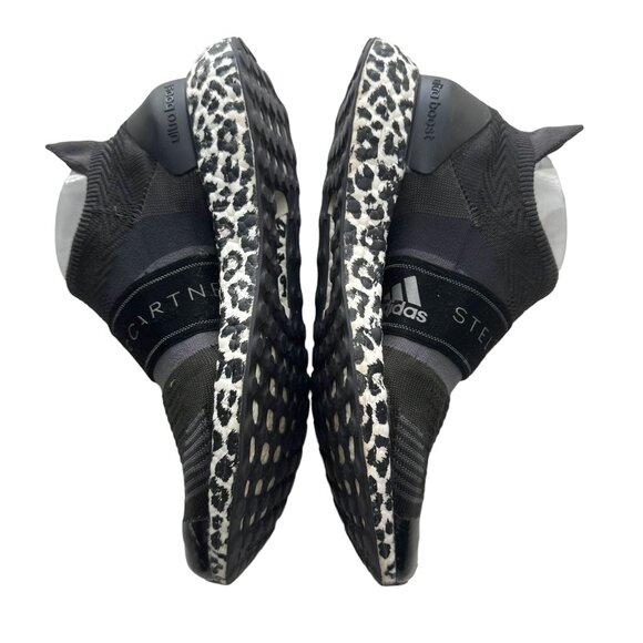 ADIDAS BY STELLA MCCARTNEY UltraBoost x 3D Sneakers Spellout 7.5 Leopard Black - Picture 6 of 12